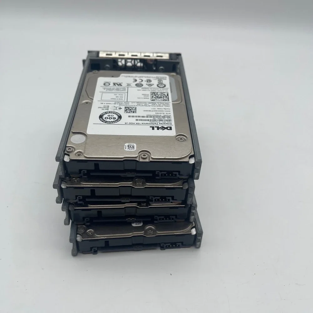 Lot of 4 Dell 600GB 15K SAS 6Gbps 2.5
